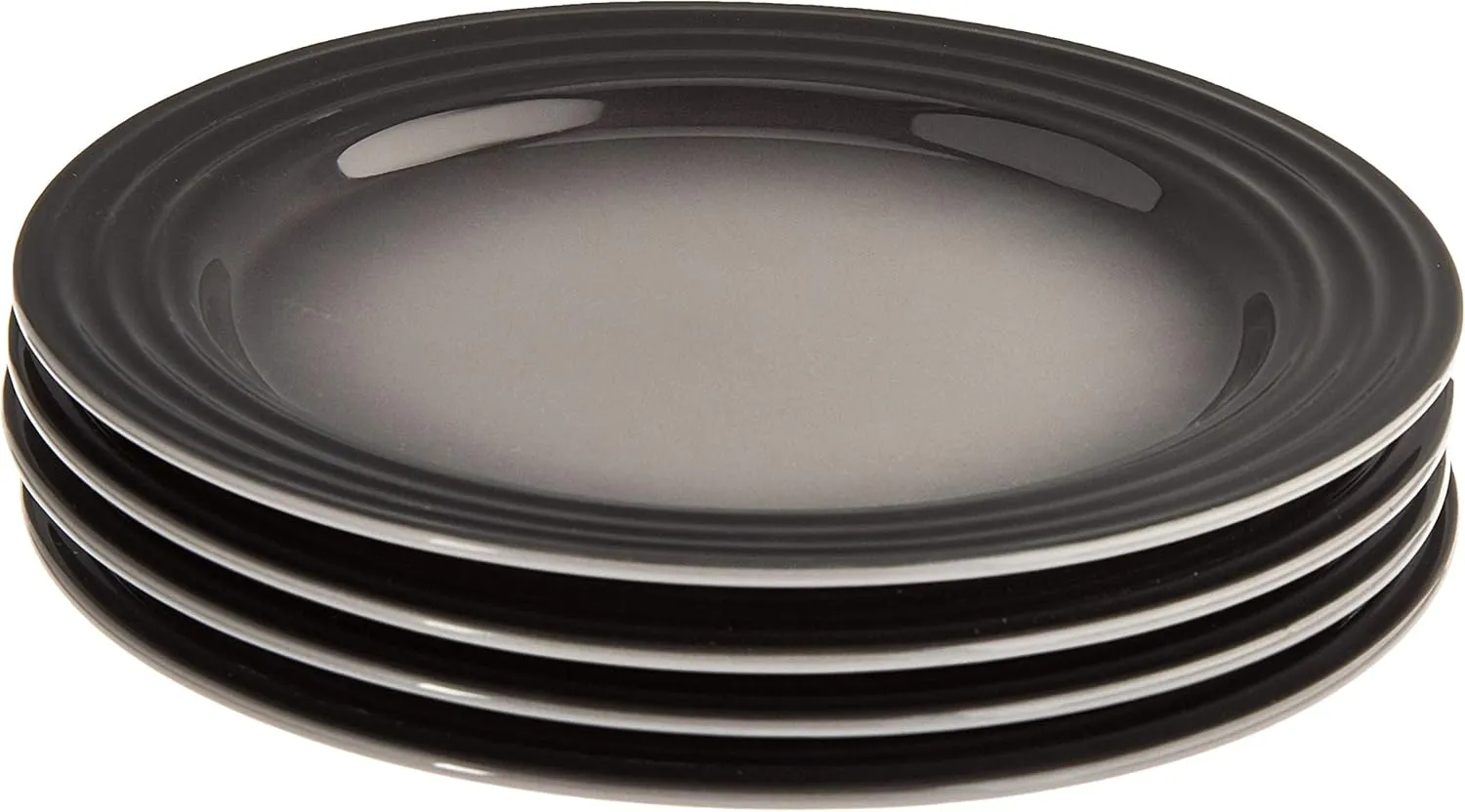 Le Creuset Stoneware Set of 4 Salad Plates, 8.5" each, Oyster