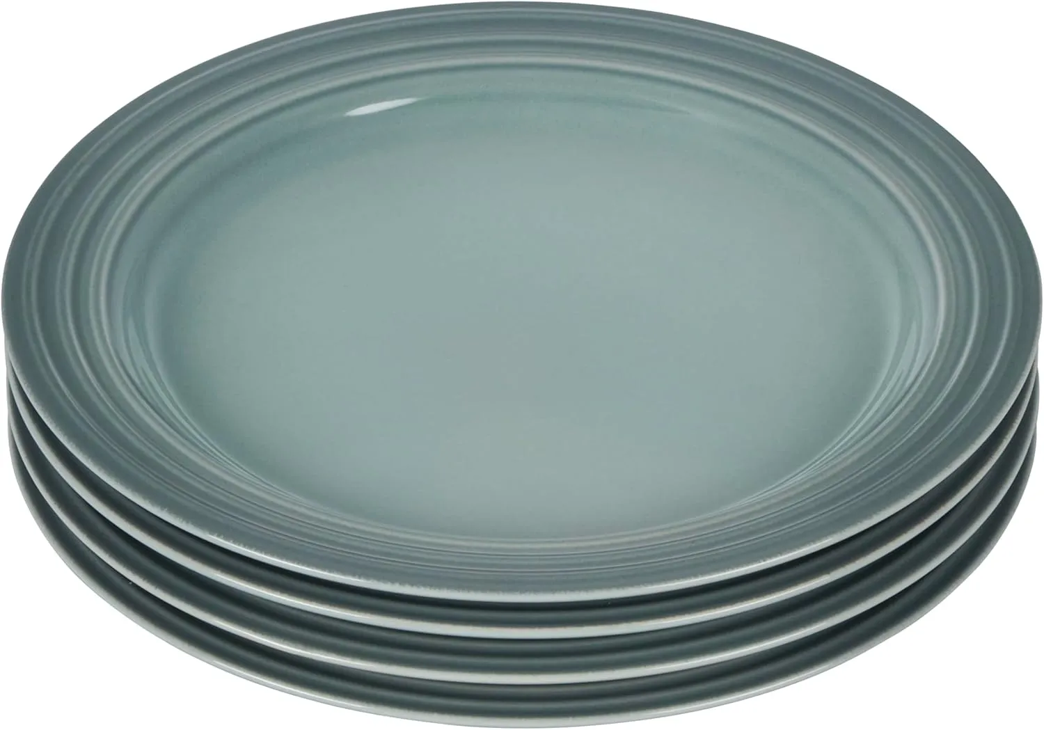 Le Creuset Stoneware Set of 4 Salad Plates, 8.5" each, Sea Salt