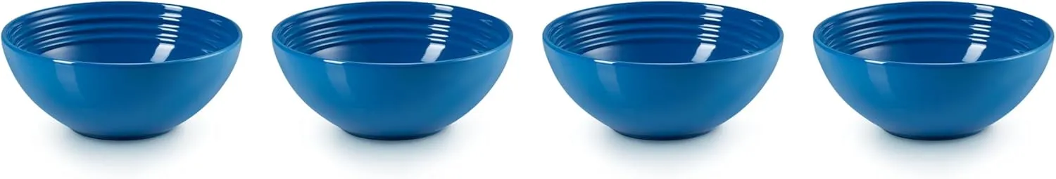 Le Creuset Stoneware Set of 4 Soup Bowls, 22 oz. (6.25") each, Marseille