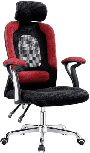 Leisure Color Matching Comfortable Computer Chair Office Chair Fashion Back Office Swivel Chair Comfortable Waist Support Chair Mesh Backrest