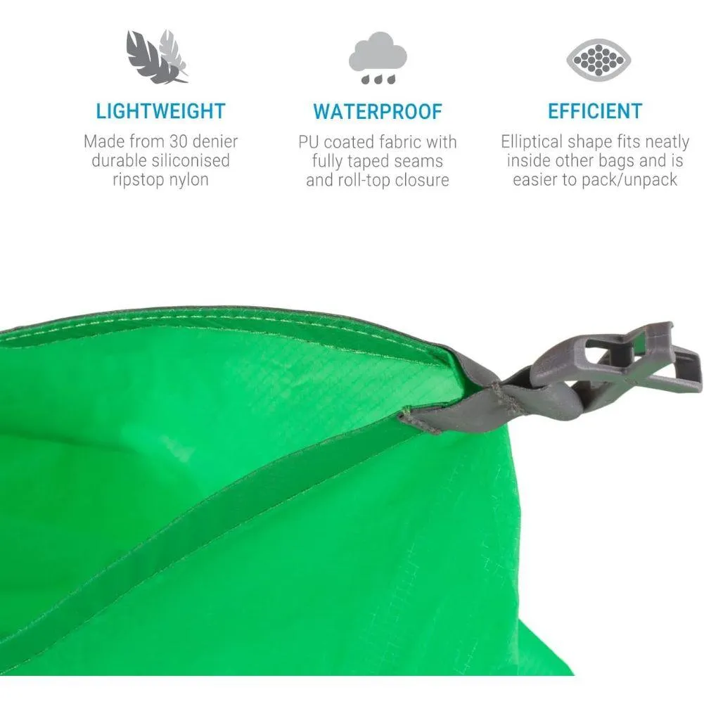 Lifeventure Ultralight 55L Dry Bag (Green)