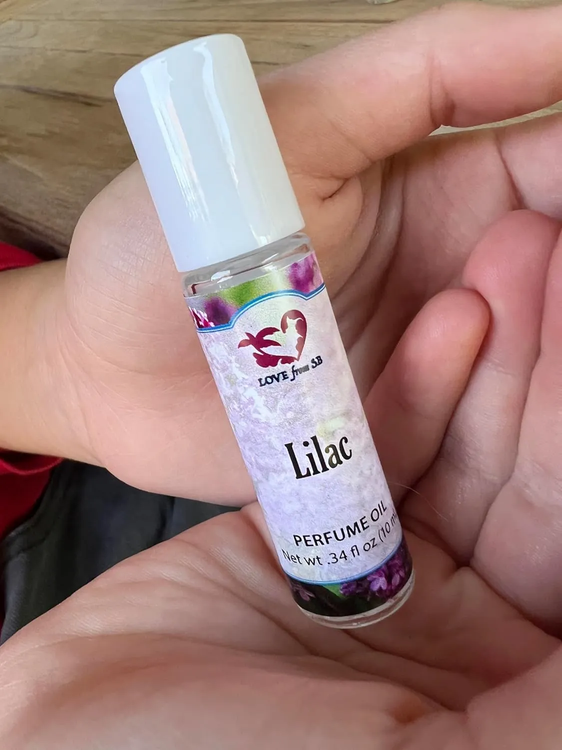 Lilac Perfume Oil | .03 oz/10 ml Roll On Bottle with Organic Jojoba Oil | Made in Santa Barbara, California (Lilac)