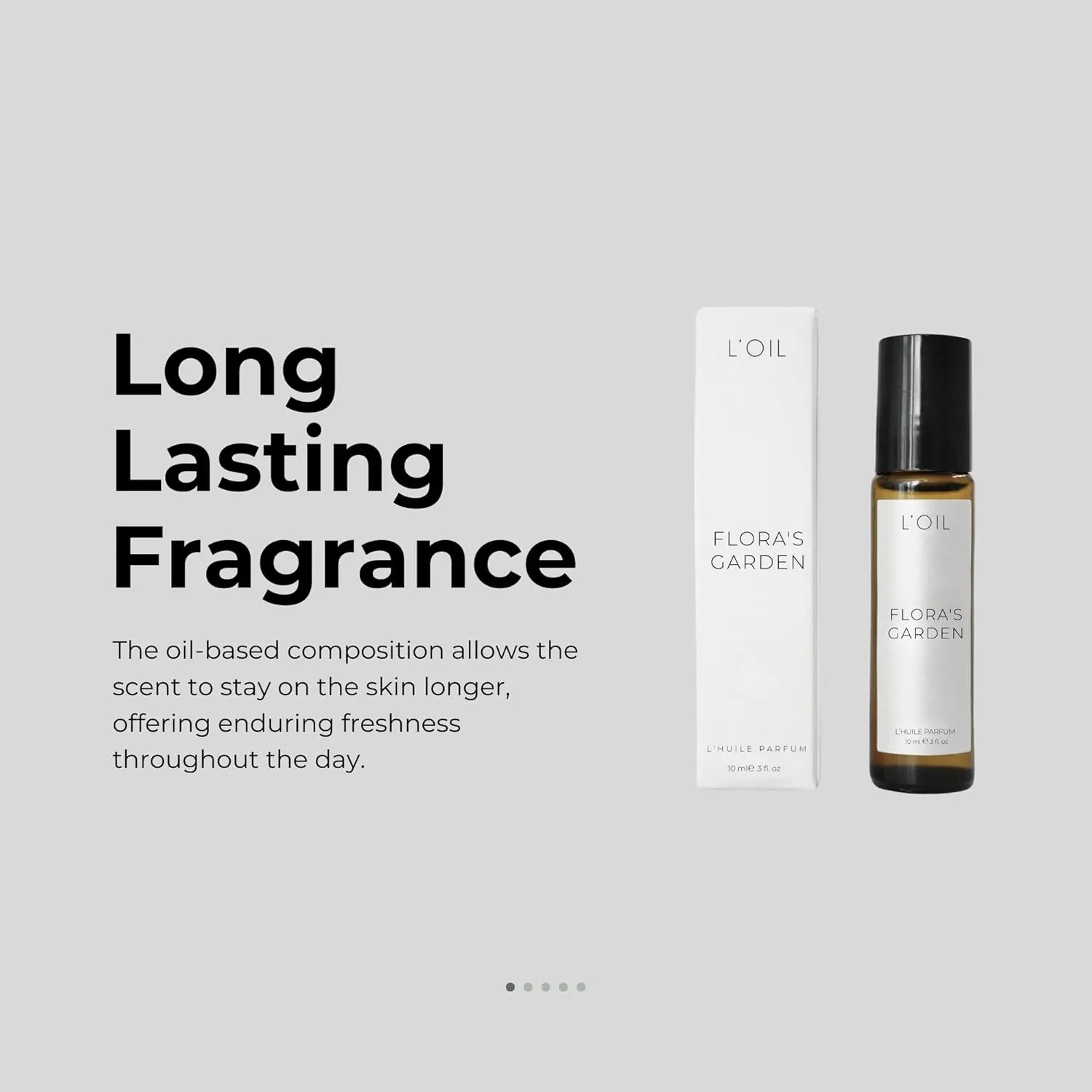 L'OIL FRAGRANCE Flora's Garden Perfume for Women Inspired by Dio. J'ador | Long-Lasting Scent Roll on Oil 10ml | Rose & Jasmine