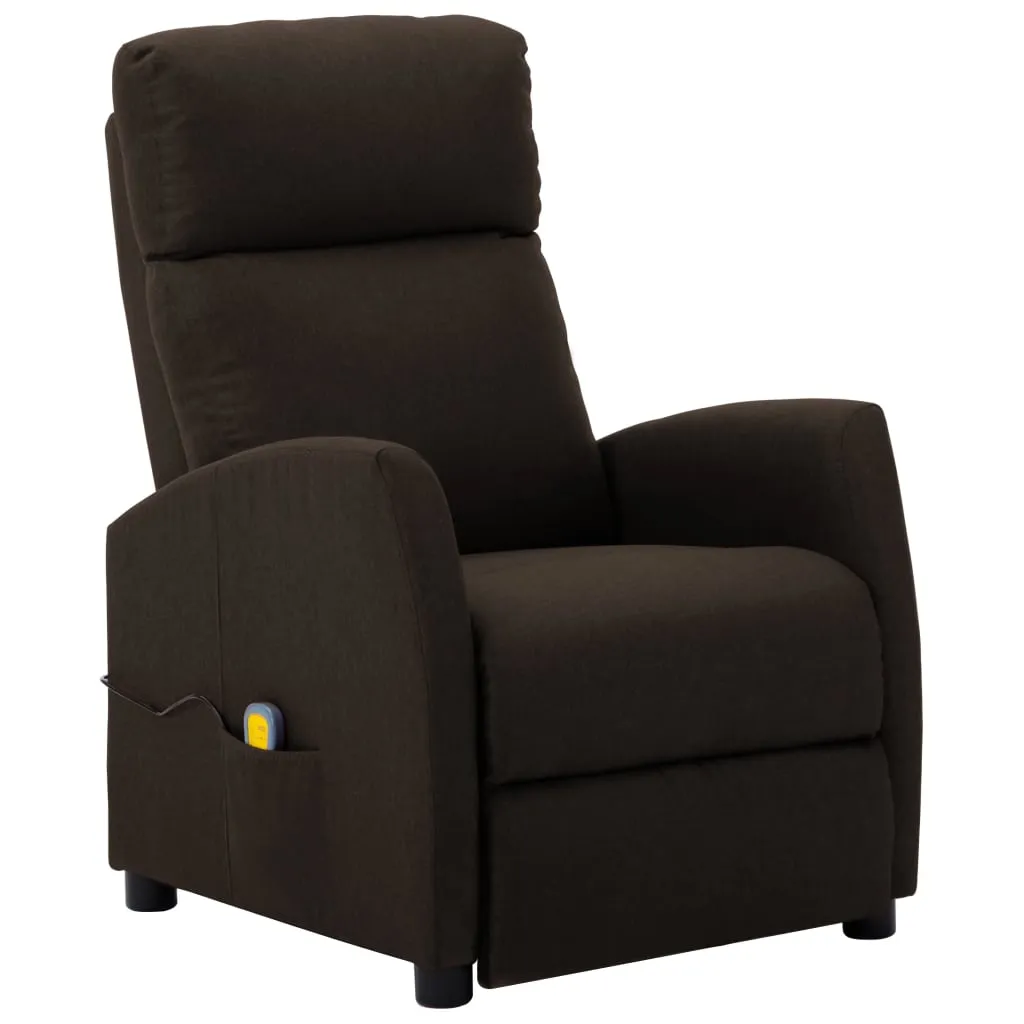 Massage Recliner Chair Adjustable Push Armchair for Elderly Fabric