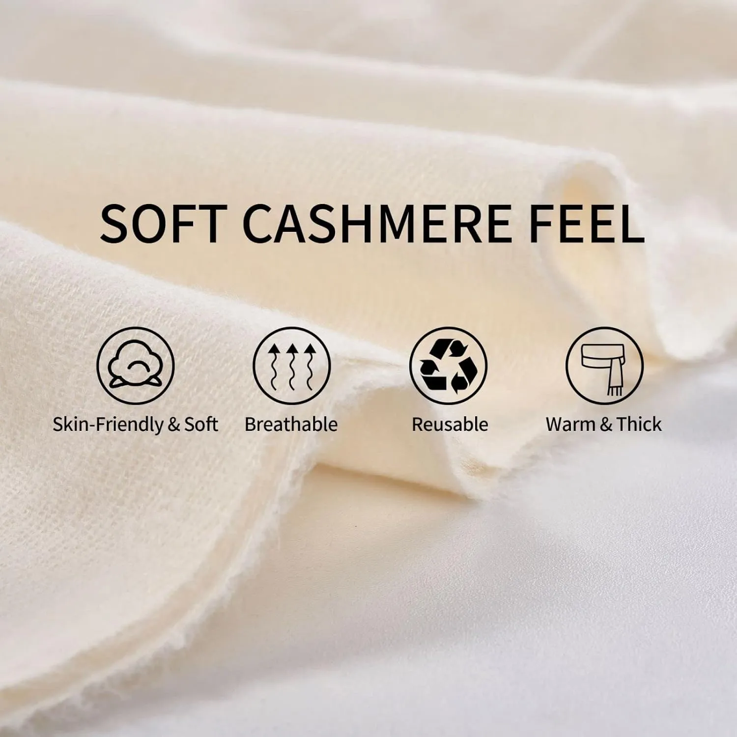 Math Formula Exquisite Cashmere Tassel Scarf And Shawl Wraps Lightweight Fashion Scarf Presents For Ladies