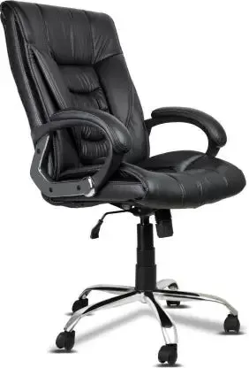 Medium Back Executive Office Chair with Chrome Base