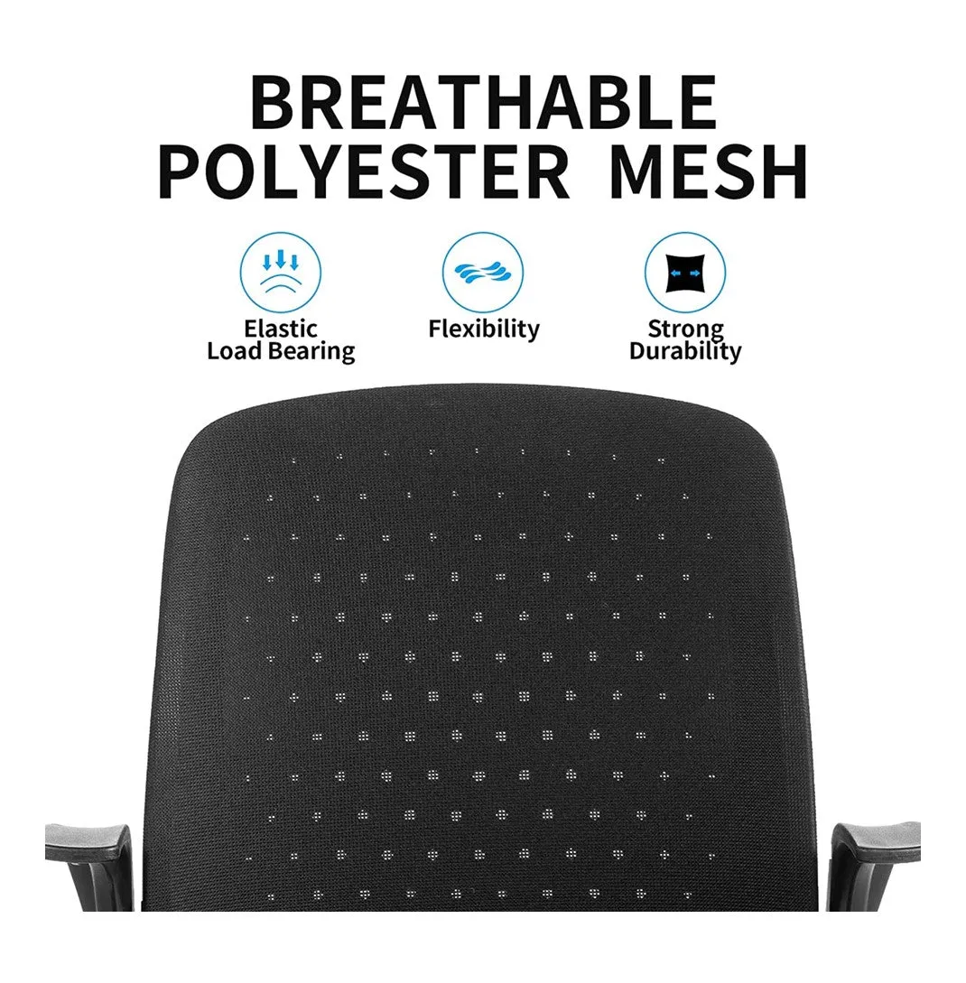 Medium Back Office Mesh Office Chair (1179 Black)