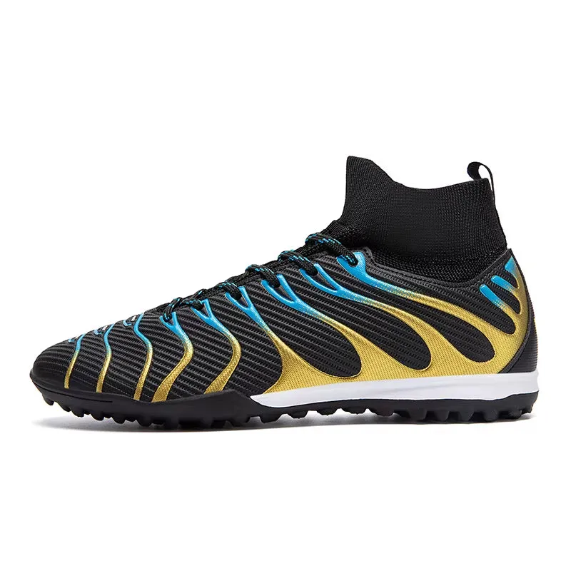 Men Football Boots High Top Soccer Shoes Kids Professional Field Cleats Football Teenager Anti-Slip Crampon Futbol Sneaker 2025