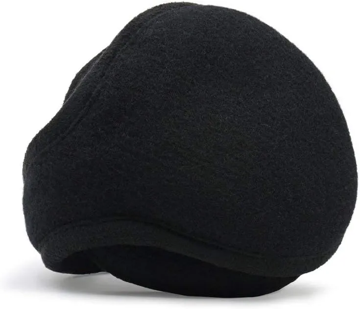 Men's Wool Behind-the-Head Ear Warmer (Black)