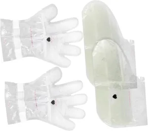 Mikinona 1 Set Moisturizing Paraffin Wax Gloves for Hands Feet Hydrating Spa Covers with Exfoliating Action for All Skin Types for Dry Skin Treatment Nourishment
