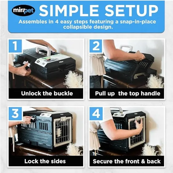 Mirapet Medium Collapsible Crate