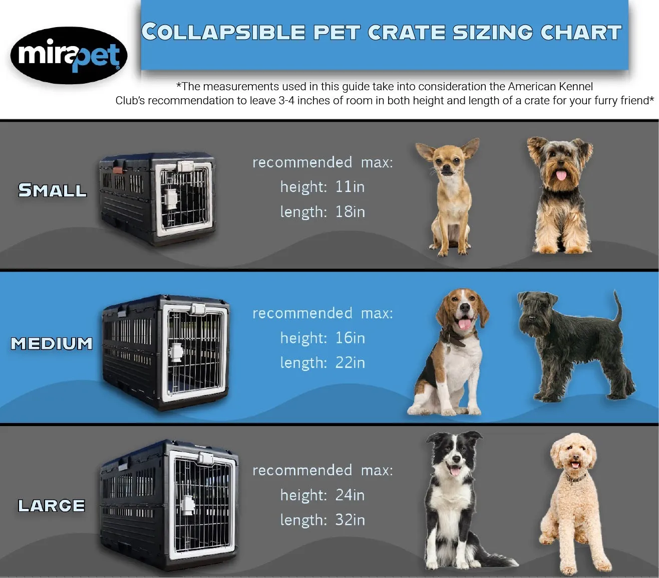 Mirapet Medium Collapsible Crate