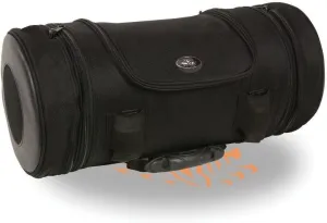 MOTORCYCLE LARGE TRIPLE ZIPPER POCKETED ROLL TRAVEL BAG PLAIN LUGGAGE NEW