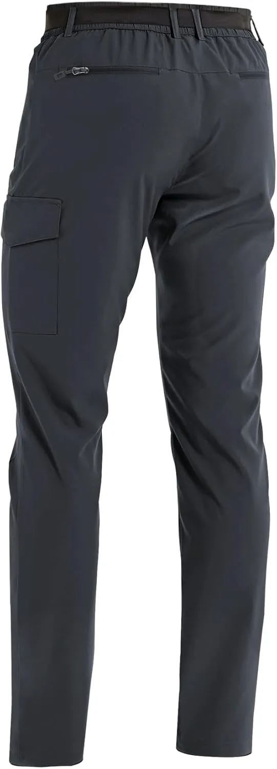 MOURCE Hiking Pants Men Lightweight Quick Dry - Water Resistant Stretch Cargo Travel Pants for Men with 6 Pockets