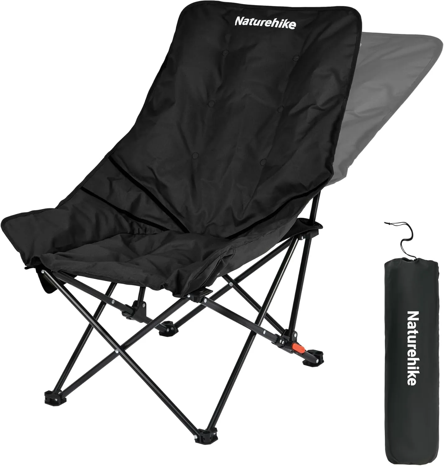 Naturehike Quilted Camping Chair with Padded Seat
