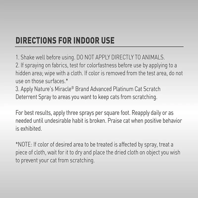 Nature's Miracle Advanced Cat Scratch Deterrent 8 oz