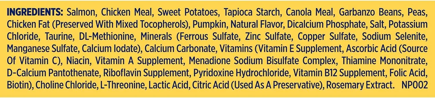 Nature’s Recipe Grain Free Salmon, Sweet Potato & Pumpkin Recipe Dry Dog Food, 12 lb. Bag