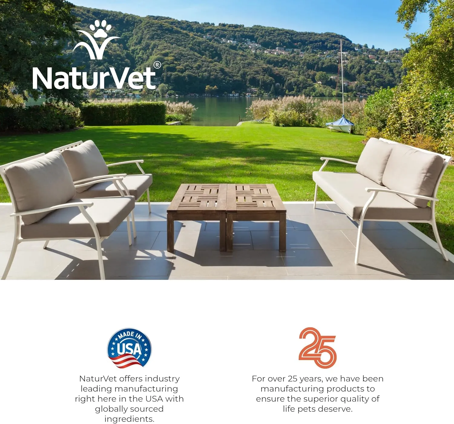 NaturVet – Yard Odor Eliminator Plus Citronella Spray – Eliminate Stool and Urine Odors from Lawn and Yard – Designed for Use on Grass, Patios, Gravel, Concrete & More – 32oz with Hose Nozzle