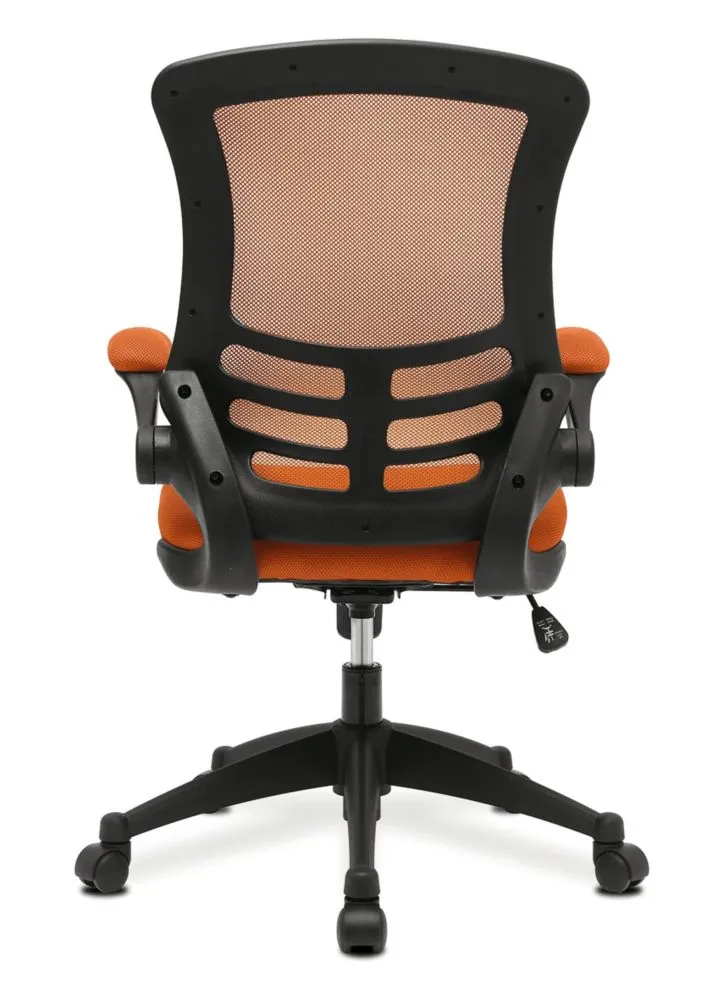 Nautilus Designs Luna Medium Back Task/Operator Chair Orange