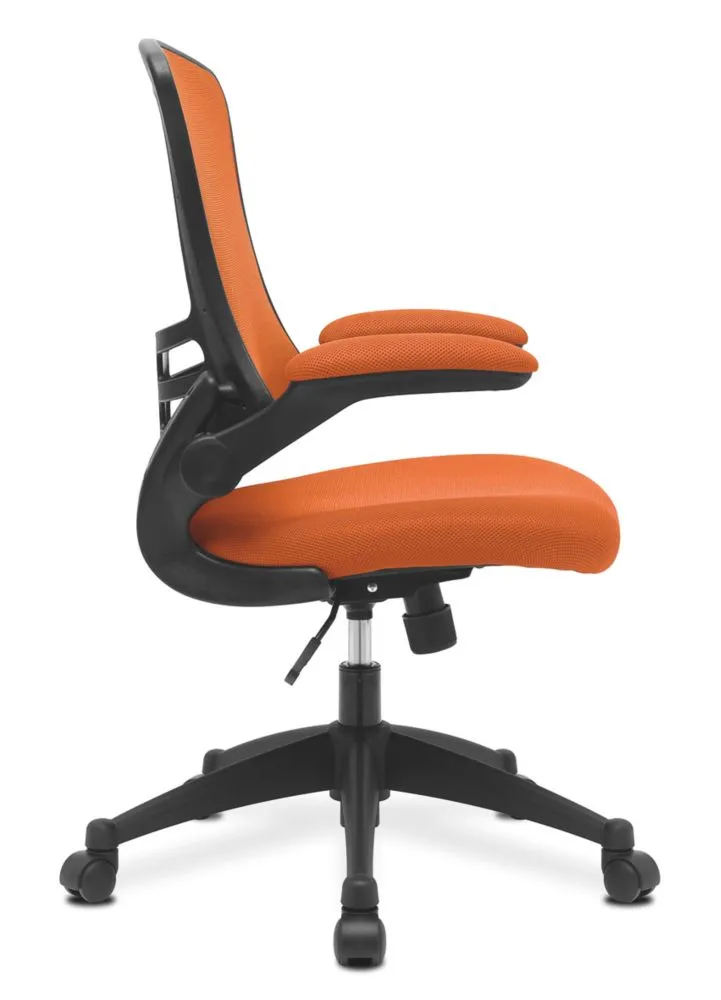 Nautilus Designs Luna Medium Back Task/Operator Chair Orange