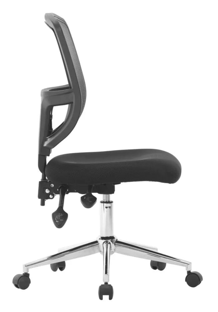 Nautilus Designs Nexus Medium Back Task/Operator Chair Black