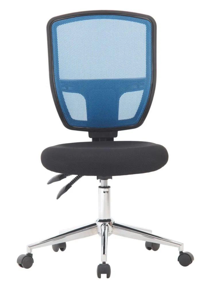 Nautilus Designs Nexus  Medium Back Task/Operator Chair Blue