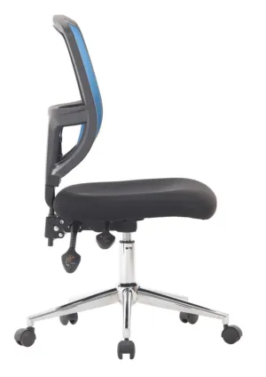 Nautilus Designs Nexus  Medium Back Task/Operator Chair Blue