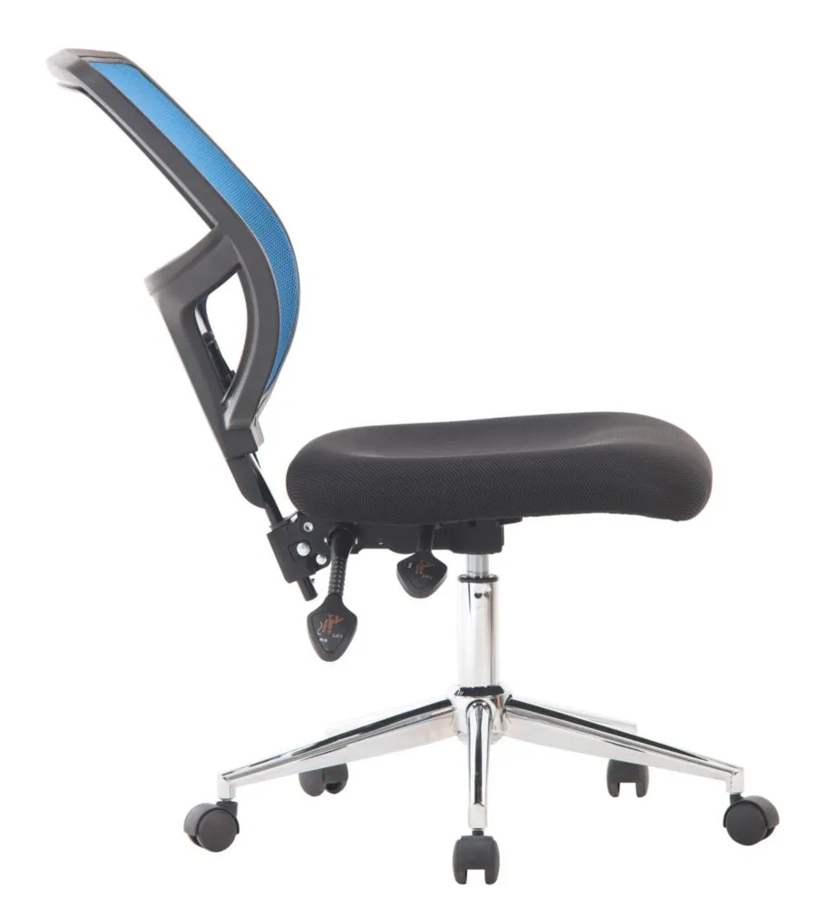 Nautilus Designs Nexus  Medium Back Task/Operator Chair Blue