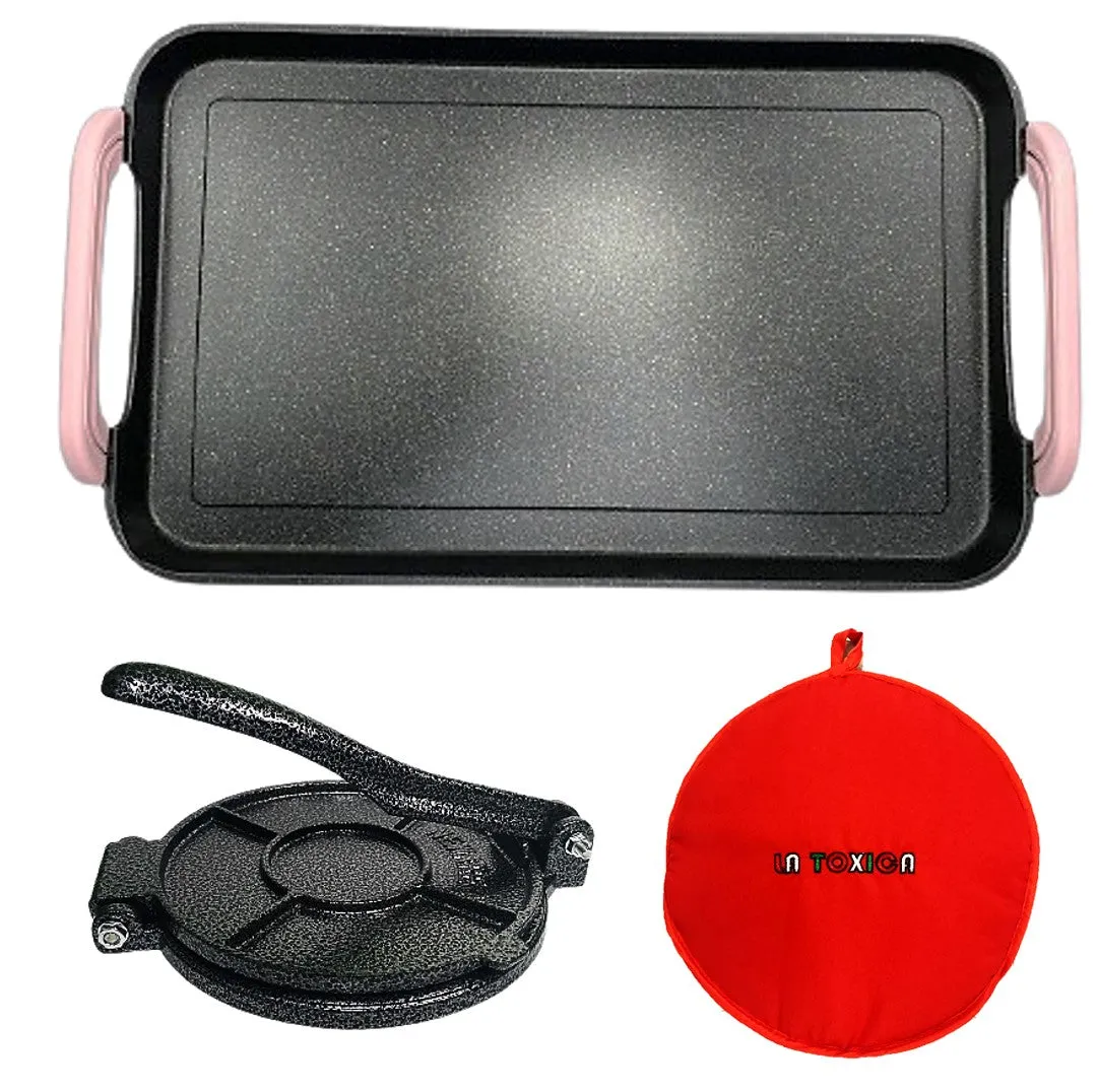 NEWARE 3 piece Tortilla Making Combo/ Paquete para hacer tortillas