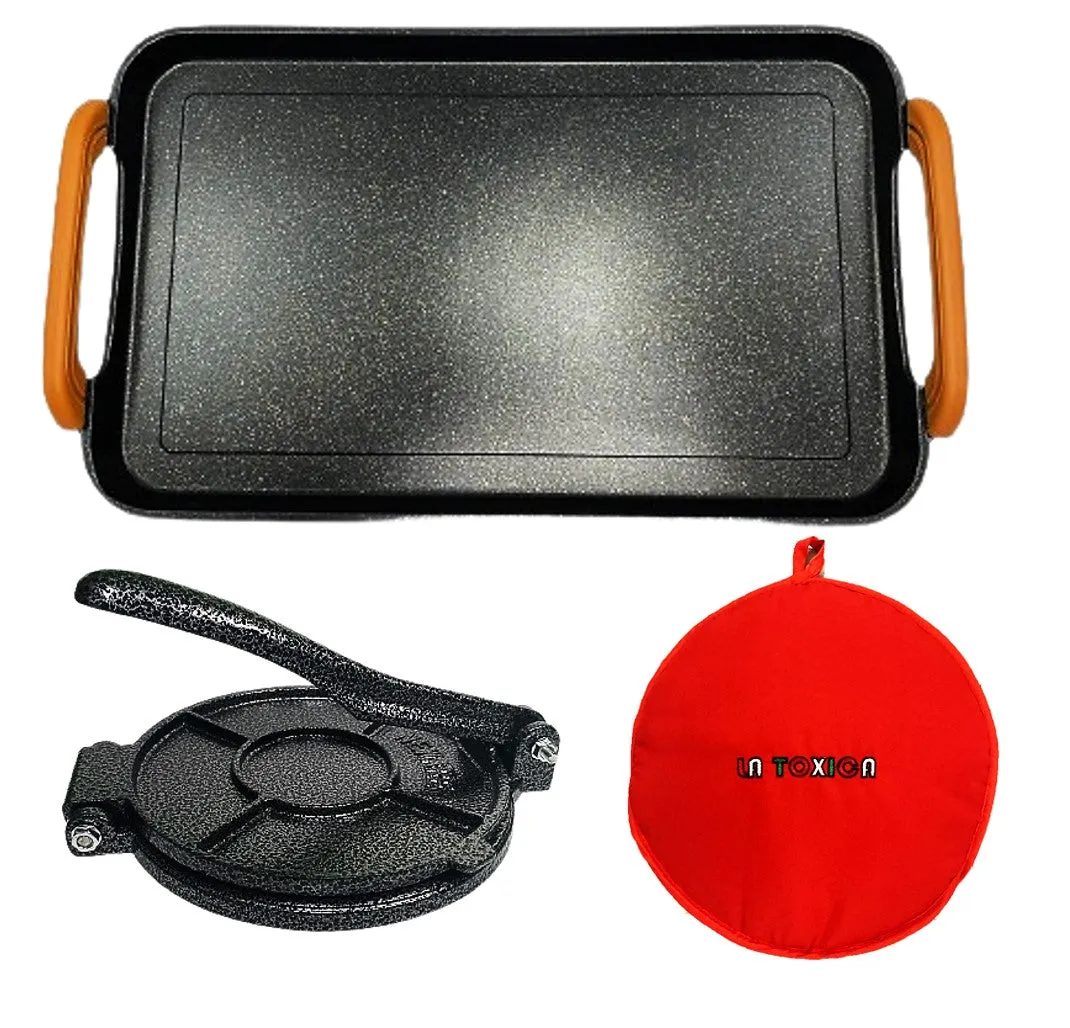 NEWARE 3 piece Tortilla Making Combo/ Paquete para hacer tortillas