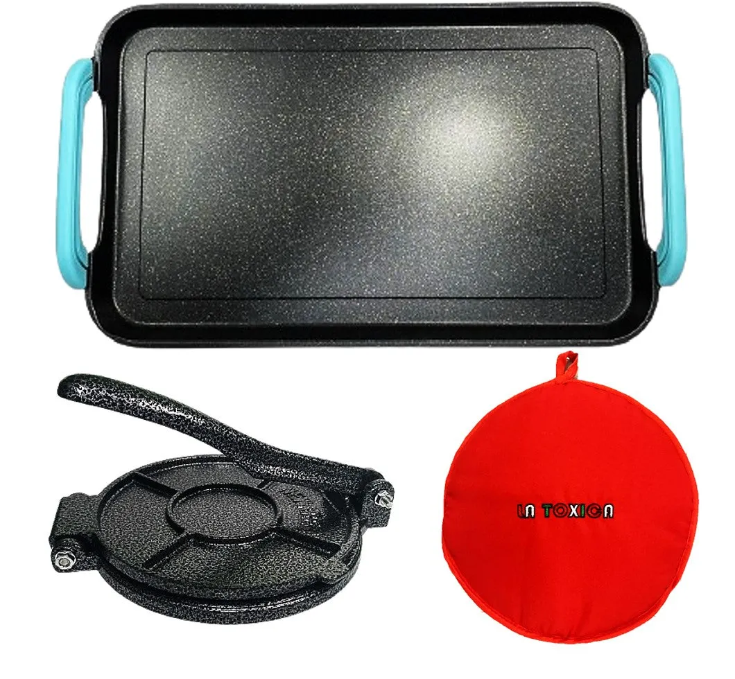 NEWARE 3 piece Tortilla Making Combo/ Paquete para hacer tortillas
