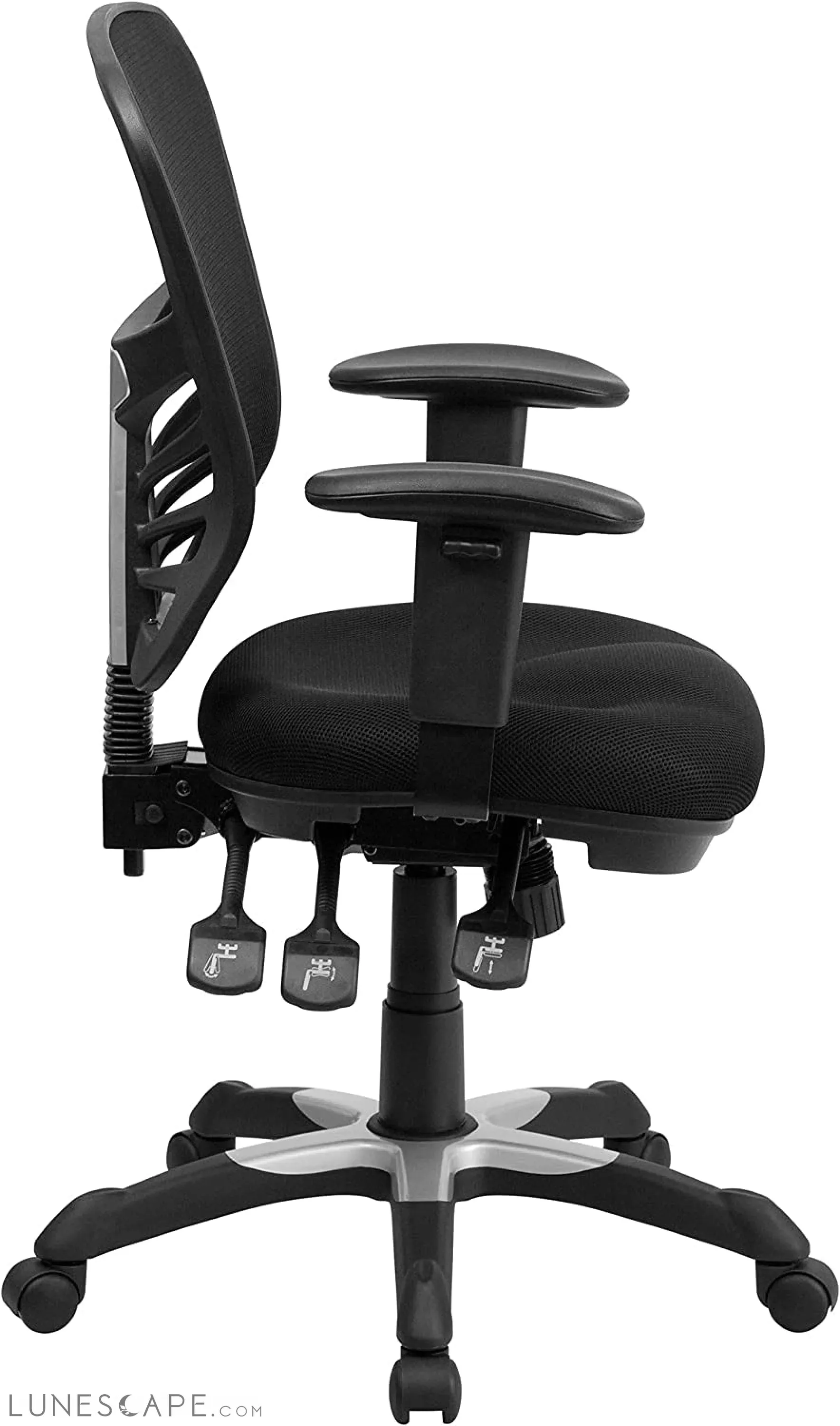 Nicholas Mid-Back Swivel Office and Gaming Chair, Ergonomic Mesh