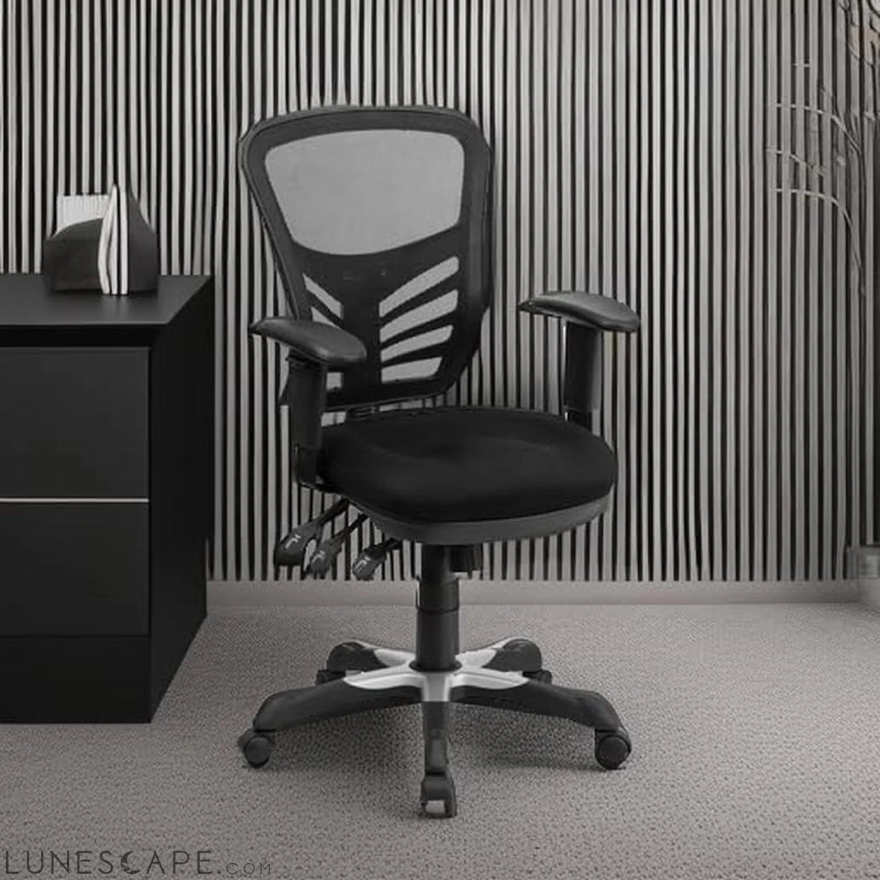 Nicholas Mid-Back Swivel Office and Gaming Chair, Ergonomic Mesh