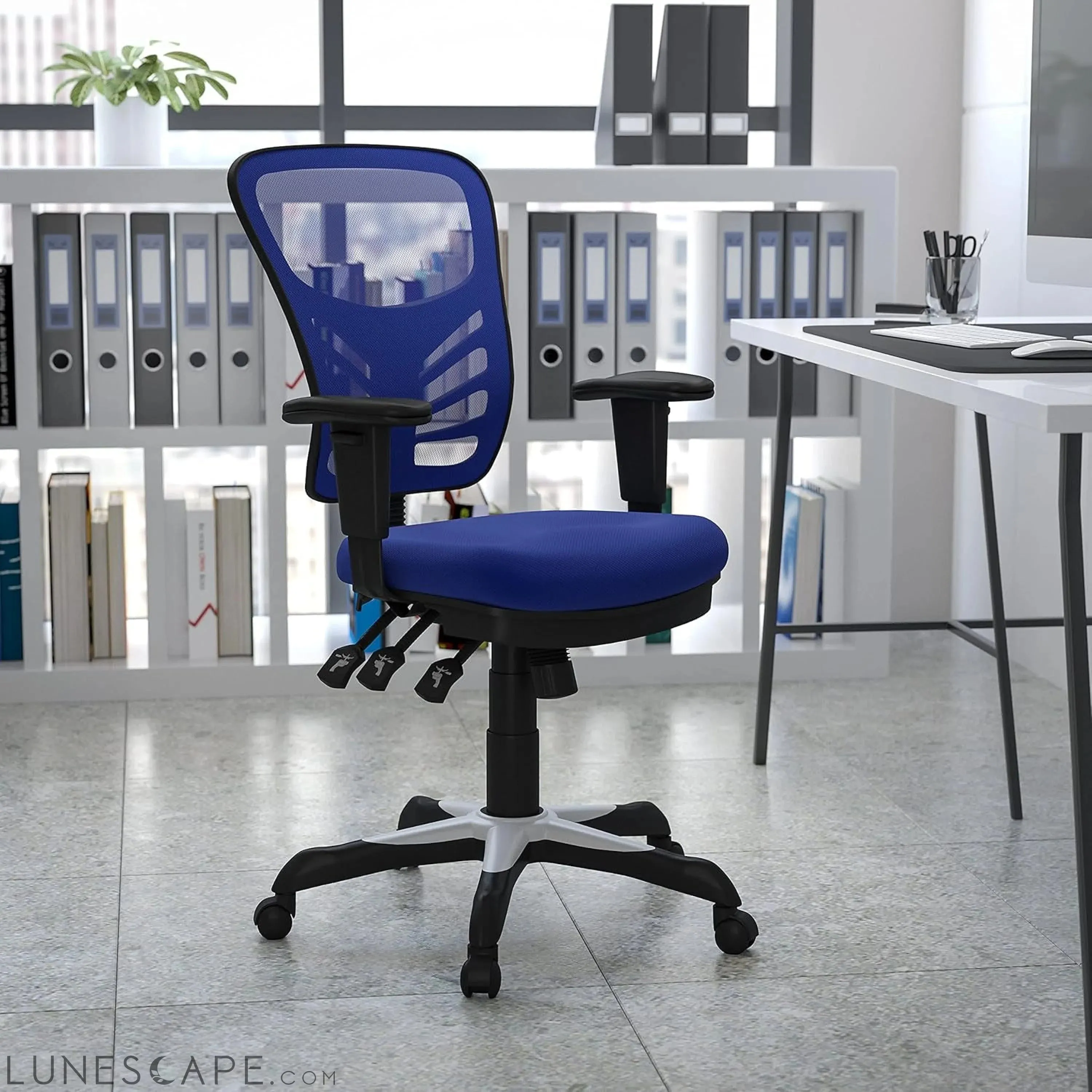 Nicholas Mid-Back Swivel Office and Gaming Chair, Ergonomic Mesh