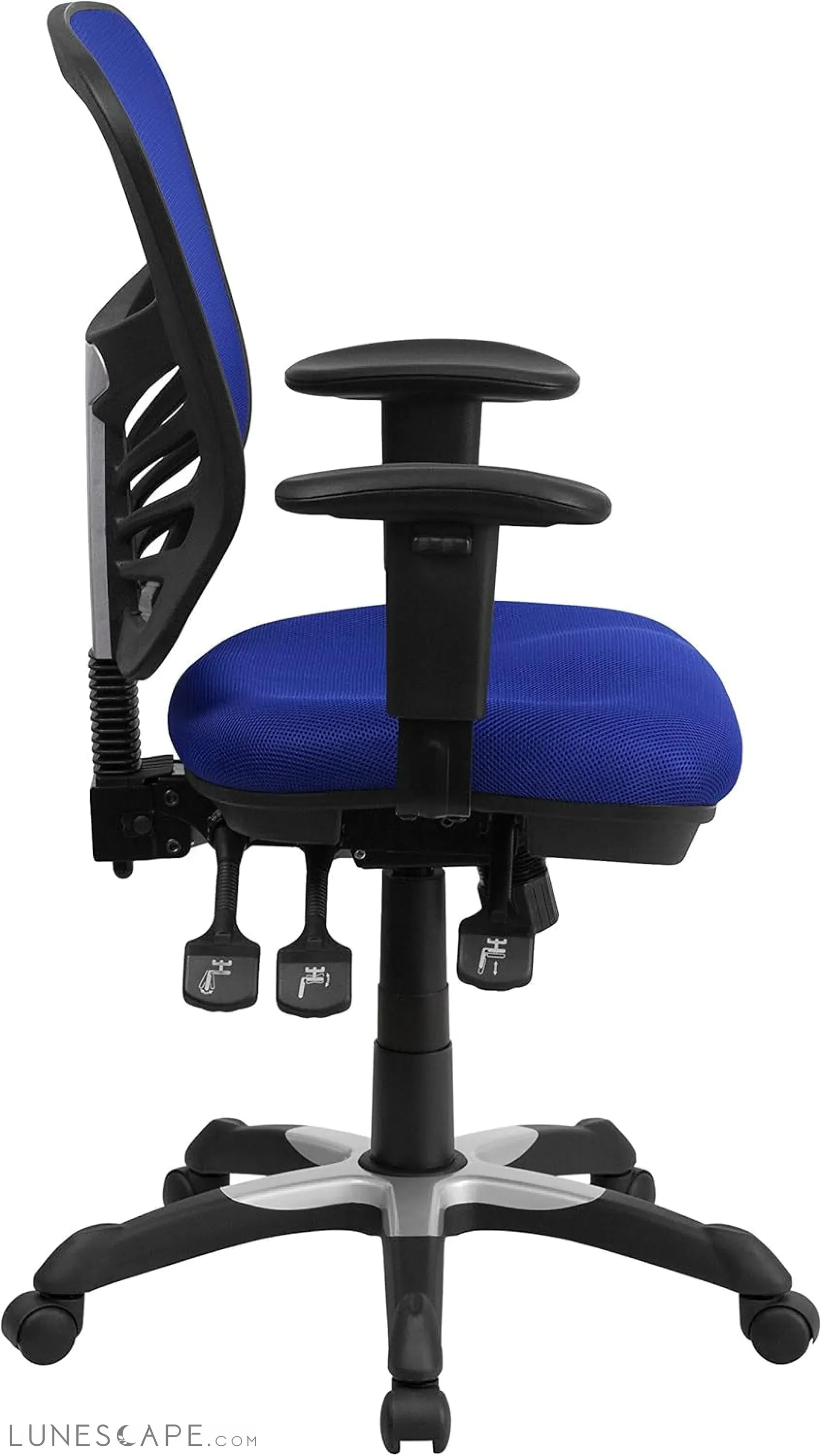 Nicholas Mid-Back Swivel Office and Gaming Chair, Ergonomic Mesh
