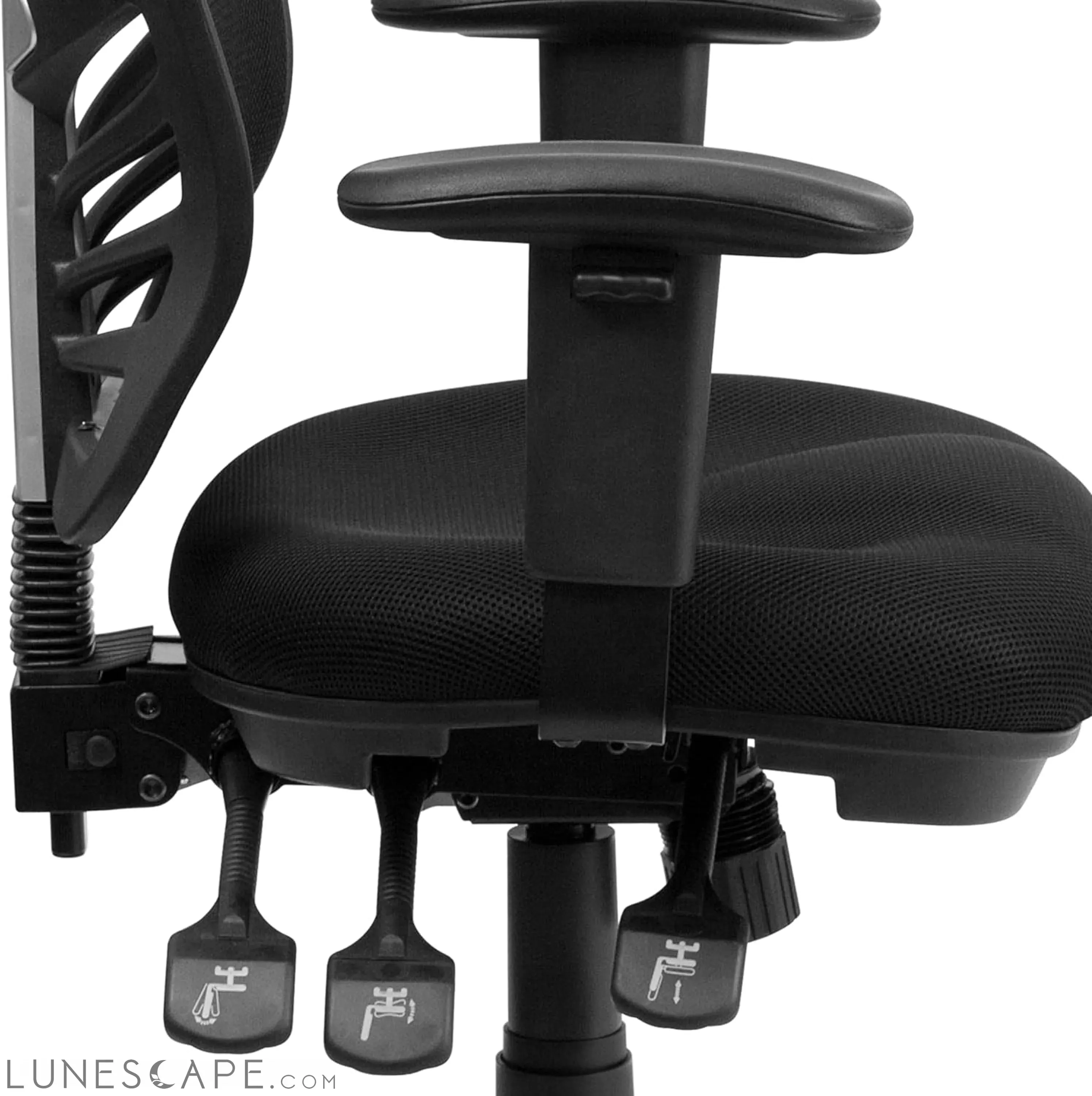 Nicholas Mid-Back Swivel Office and Gaming Chair, Ergonomic Mesh