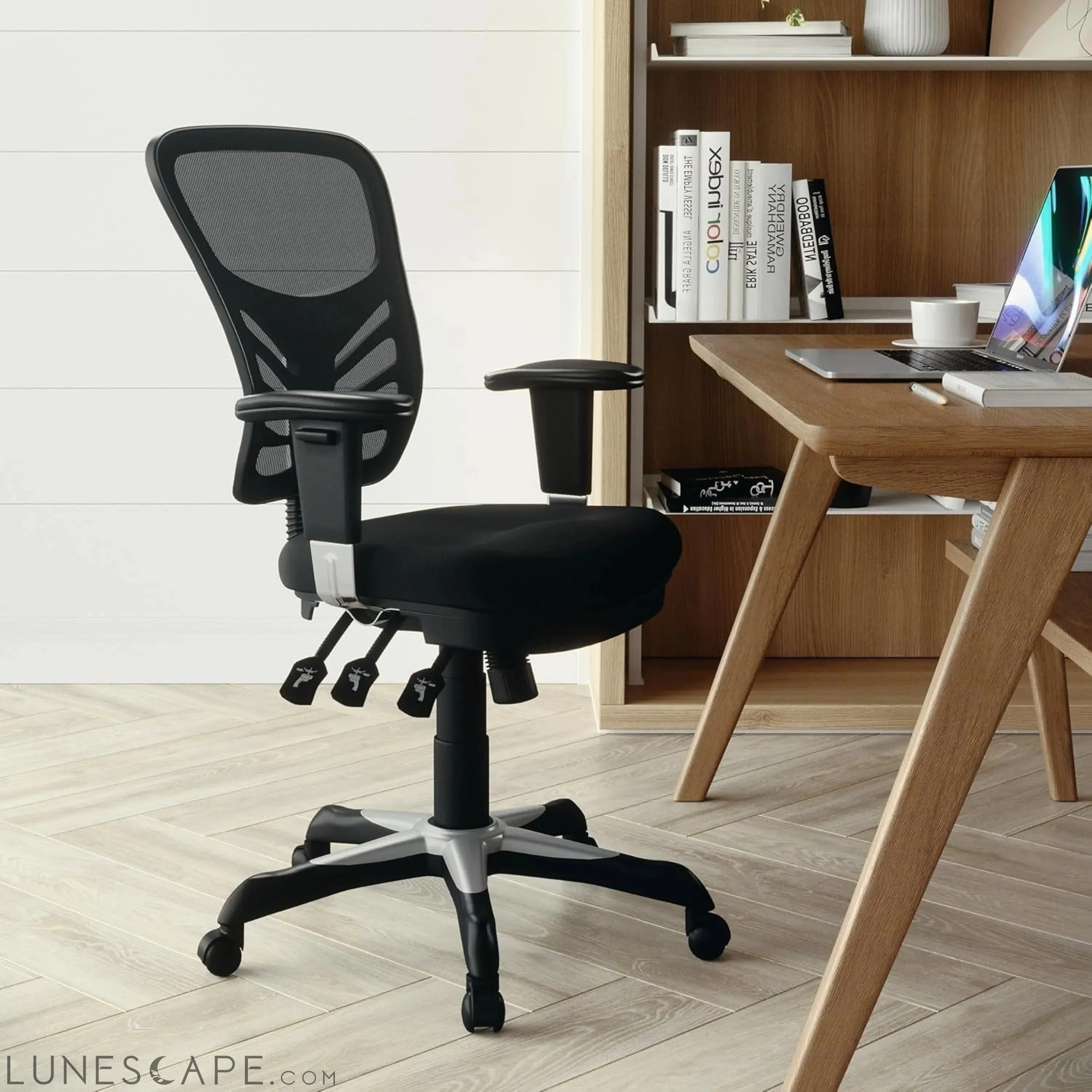Nicholas Mid-Back Swivel Office and Gaming Chair, Ergonomic Mesh
