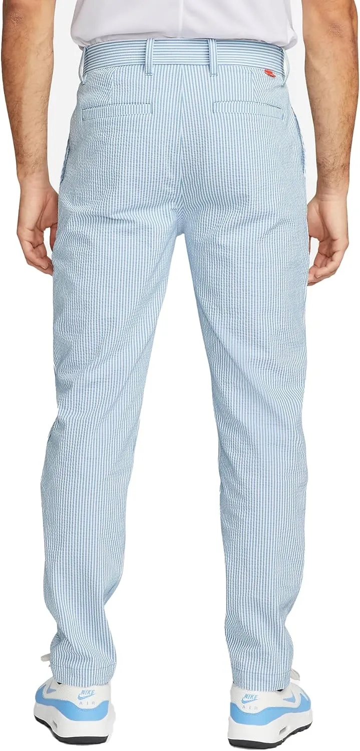 Nike Dri-FIT UV Dutch Blue/White Standard Fit Men's Seersucker Chino Golf Pants