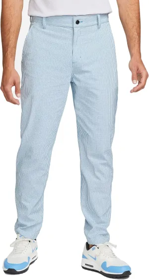 Nike Dri-FIT UV Dutch Blue/White Standard Fit Men's Seersucker Chino Golf Pants