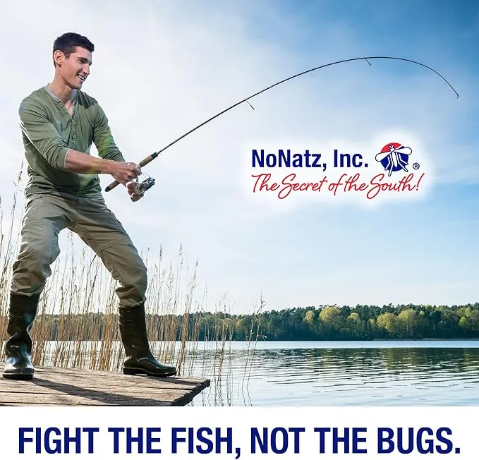 No Natz Botanical Bug Repellent, Effective for Gnat, Mosquito, and Biting Flies, Hand-Crafted and DEET-Free, Non-Greasy Formula, 2 Ounce Spray Bottle, 3-Pack