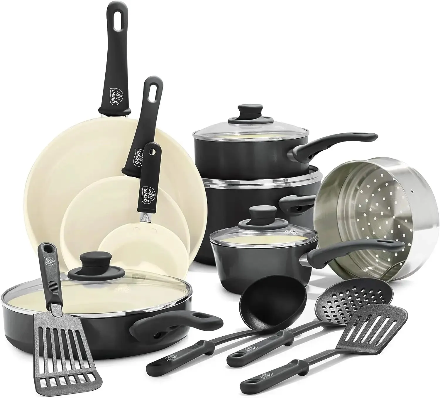 Nonstick 16 Piece Cookware Set