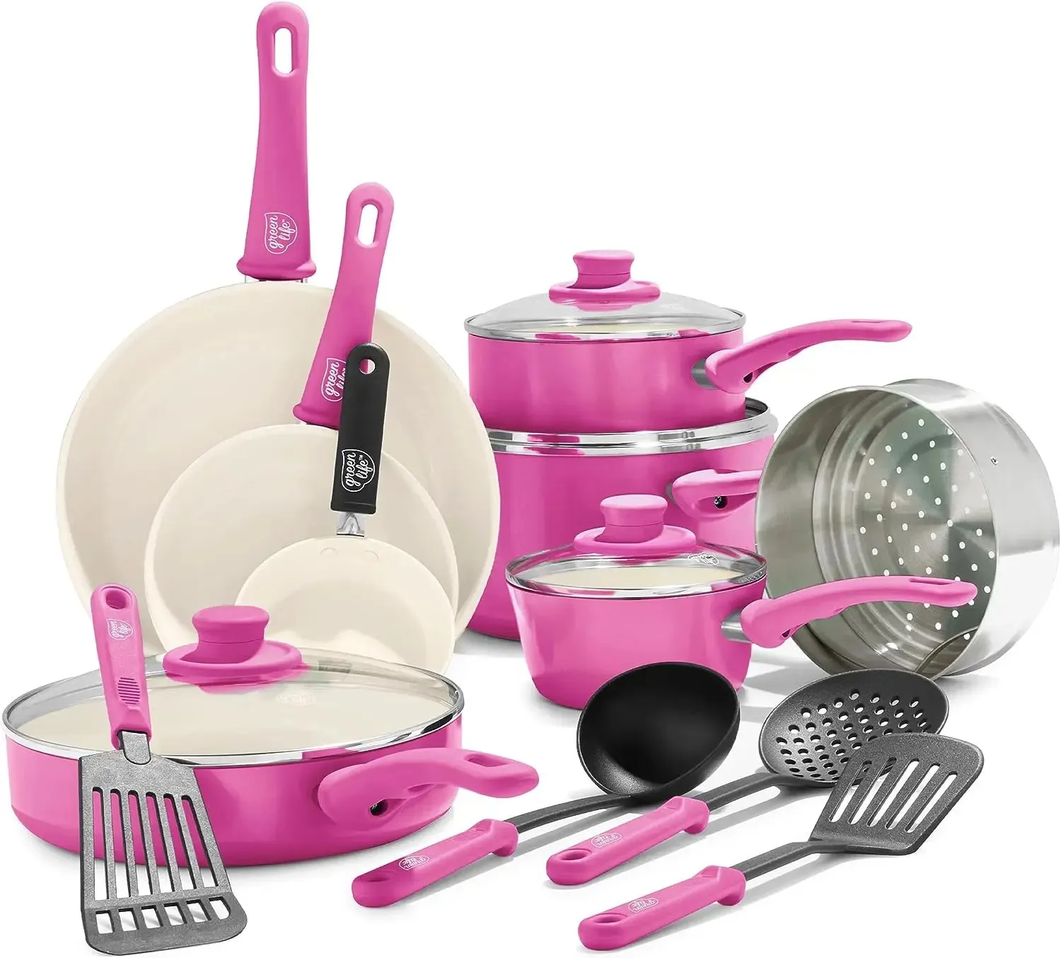 Nonstick 16 Piece Cookware Set