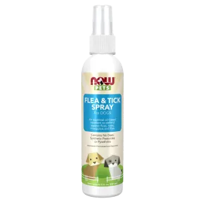 NOW Foods Pets, Flea & Tick Spray for Dogs - 237 ml.