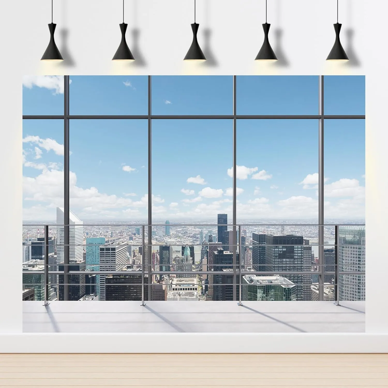 Office Backdrop for Video Conference Modern Business Office Work Place Background Virtual Offices Scene for Live Video Zoom Calls Businessman Photography Studio Background Props Decor 8x6ft