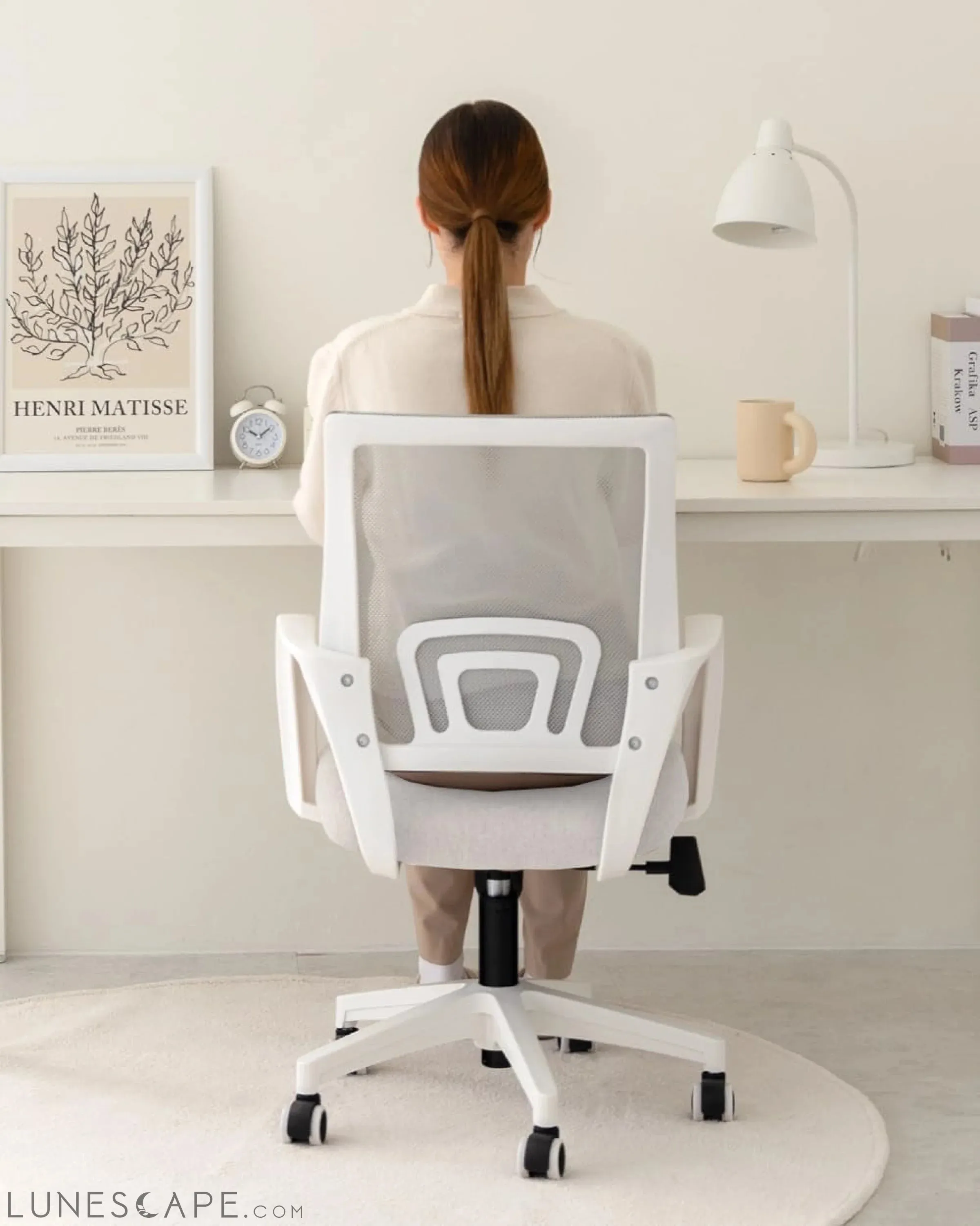 Office Chair Computer Desk Chair Gaming Ergonomic Mid Back Cushion