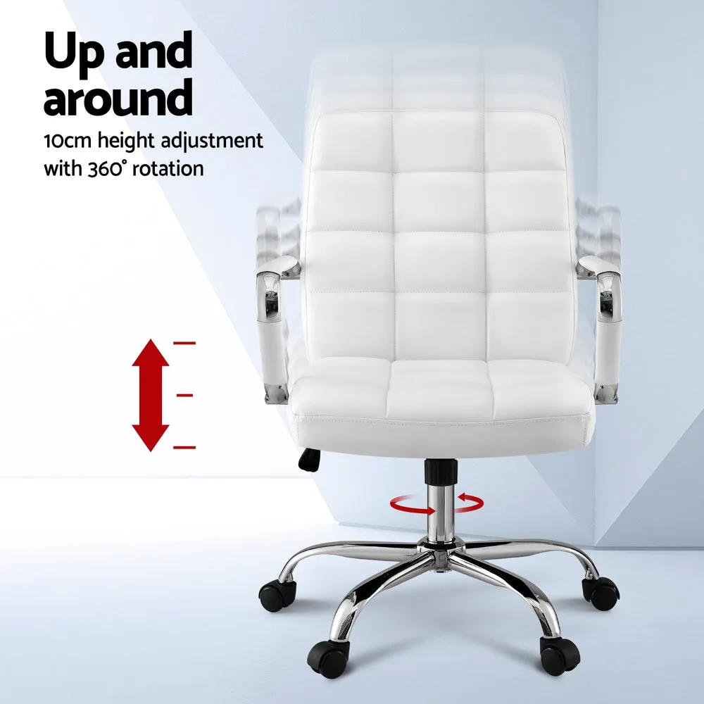 Office Chair Seat PU Work Computer Desk Chairs