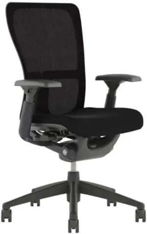 OFFICE LOGIX SHOP Haworth Zody High Performance Office Chair with Ergonomic Adjustments and Flexible Mesh Black Back (Rеnеwеd