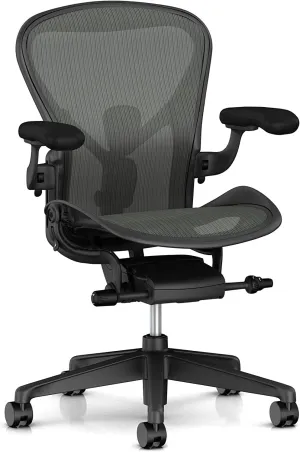 OFFICE LOGIX SHOP Herman Miller Aeron Chair V2 w/Posture fit SL - Size B, Open Box