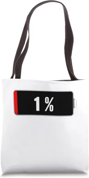 one percent Tote Bag