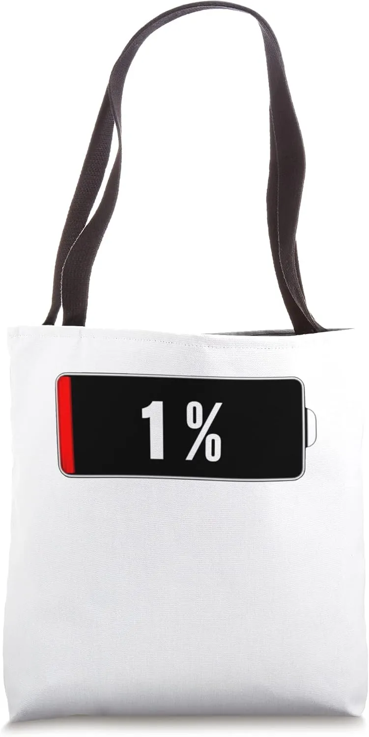 one percent Tote Bag